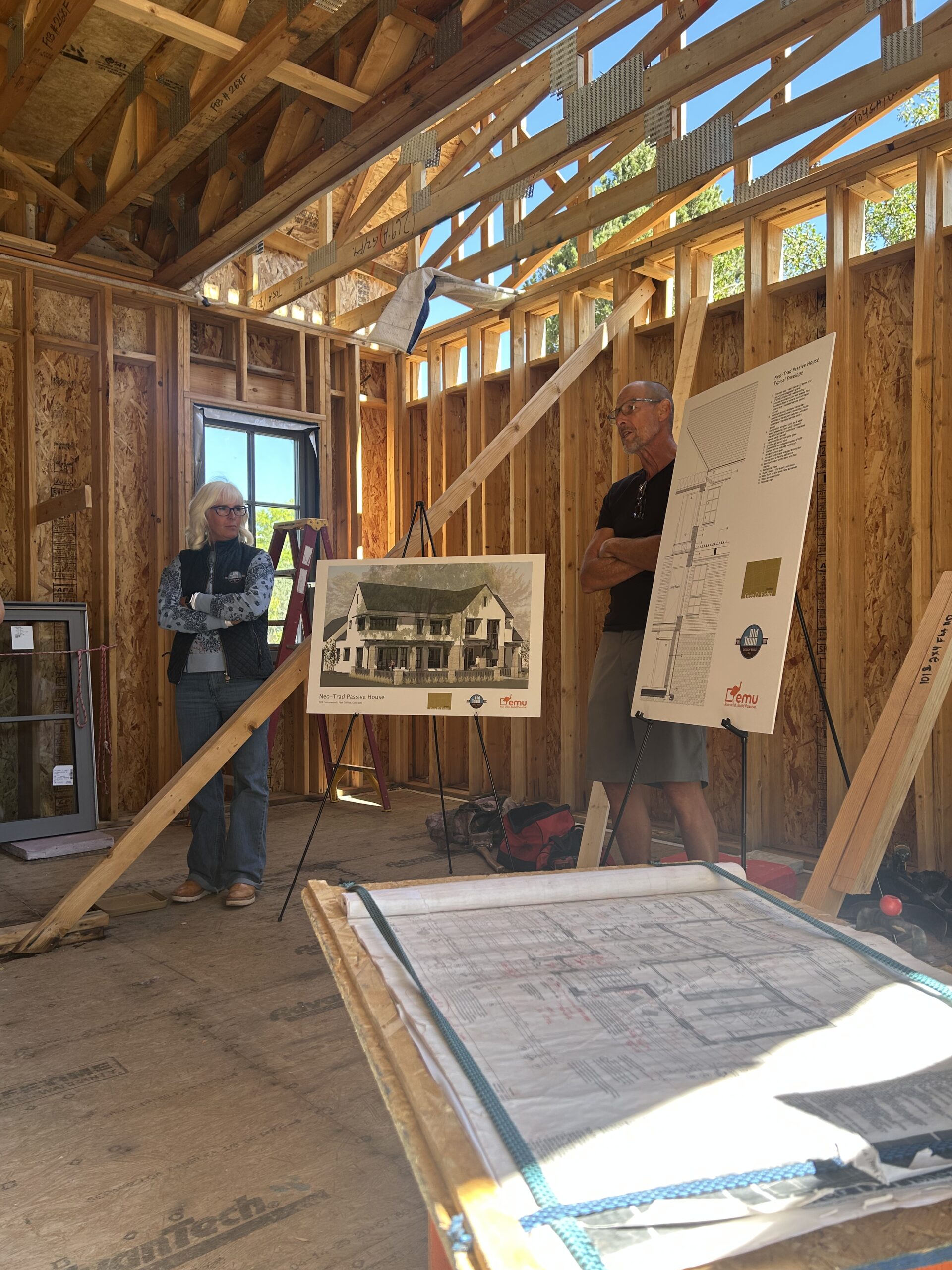 Speaking to Colorado State University Construction Management Students about our passive house in fort collins and how it is a great building science